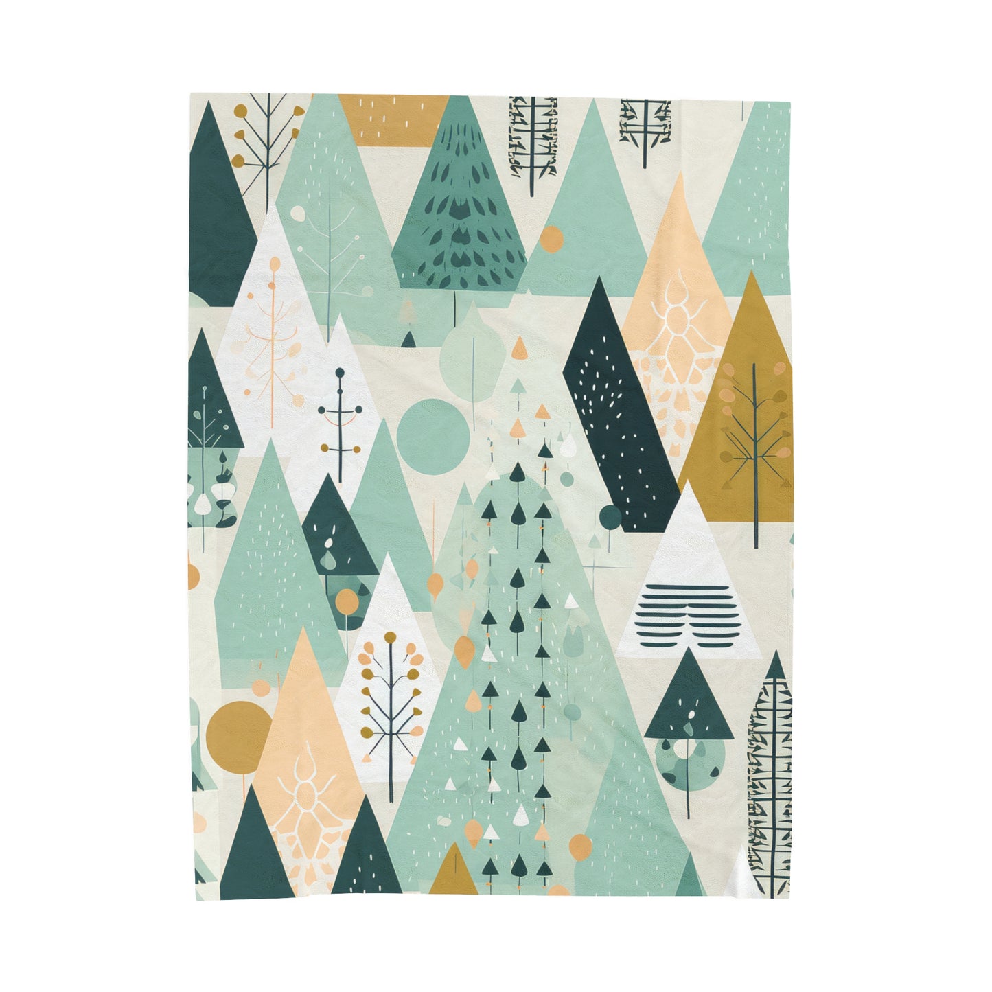 Arboreal Impressions Cozy Fleece Blanket featuring a hygge-inspired throw blanket design, perfect for stylish home decor, ultimate indoor comfort, plush bedding, luxury warmth, and modern living room enhancement.