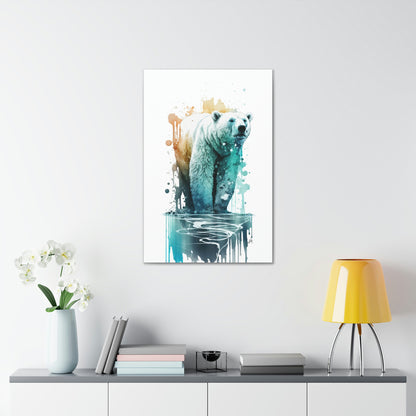 Polar Bear Wall Art, a part of our cherished Wildlife Collection, reveals the majestic and serene presence of this Arctic giant on canvas. This artwork is more than just a visual treat; it's a reminder of the beauty of our natural world. For those wanting to infuse their space with a touch of wilderness or simply appreciate the blend of art and nature, this piece is an absolute delight.