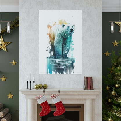 Polar Bear Wall Art, a part of our cherished Wildlife Collection, reveals the majestic and serene presence of this Arctic giant on canvas. This artwork is more than just a visual treat; it's a reminder of the beauty of our natural world. For those wanting to infuse their space with a touch of wilderness or simply appreciate the blend of art and nature, this piece is an absolute delight.
